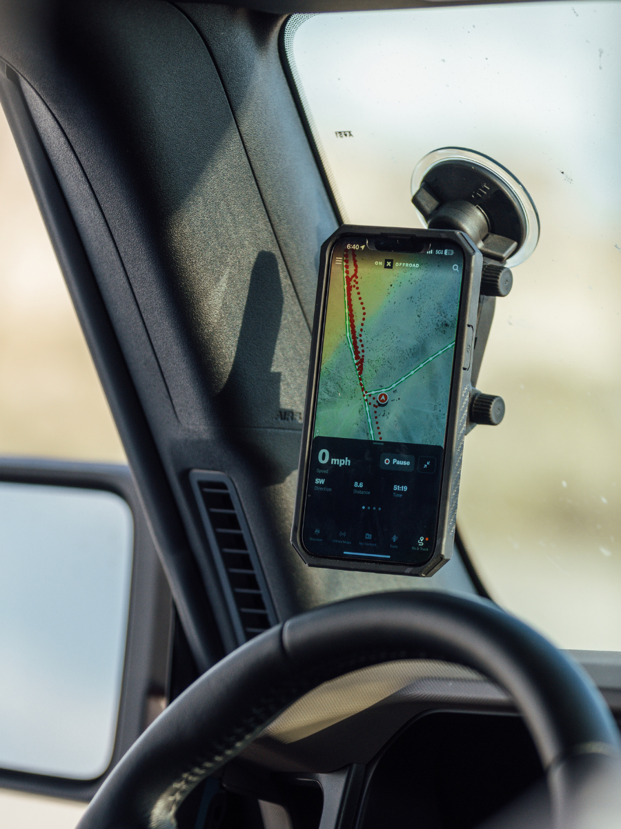 A scenic view with the right navigation app leading the way.