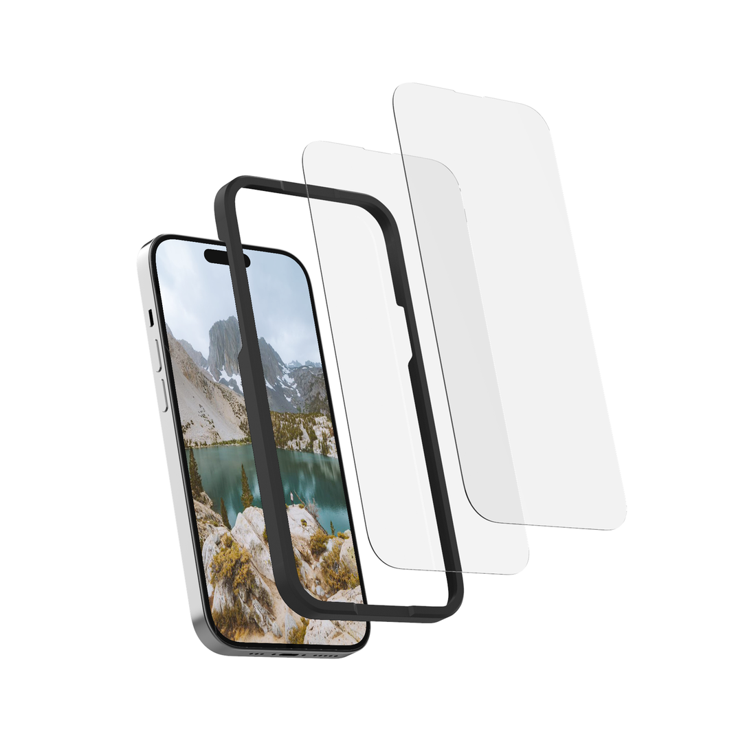 iPhone 15 Pro Tempered Glass Screen Protector | Rokform.com