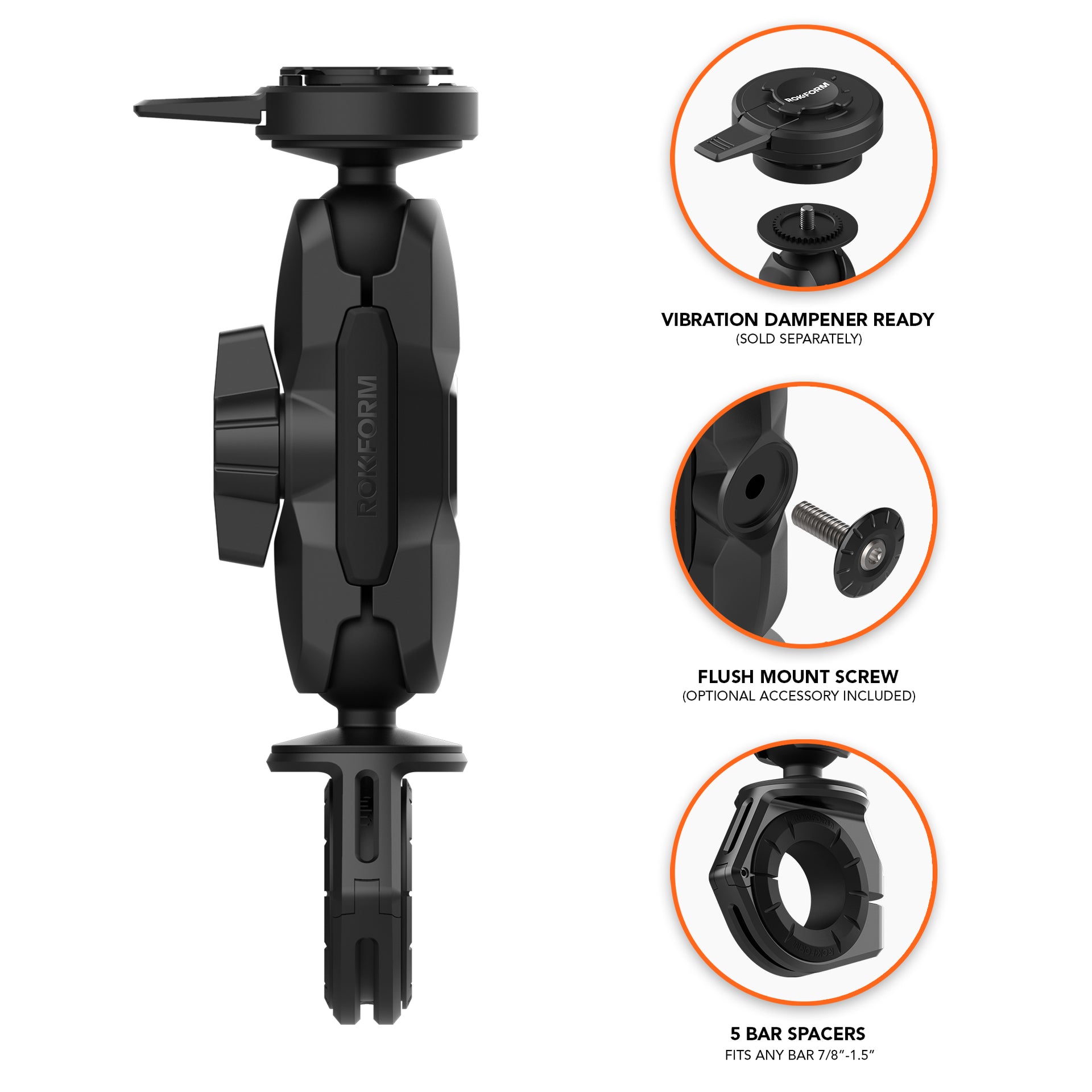 Pro Ball Motorcycle Phone Mount