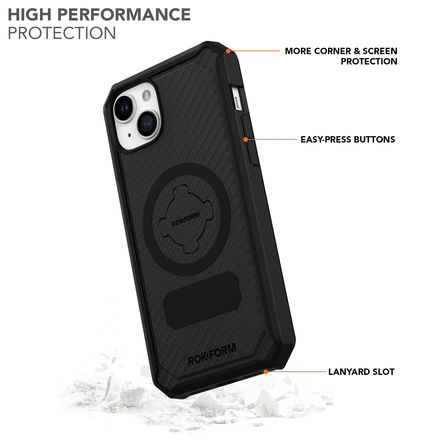 Rugged iPhone 15 Plus Case | Rokform.com