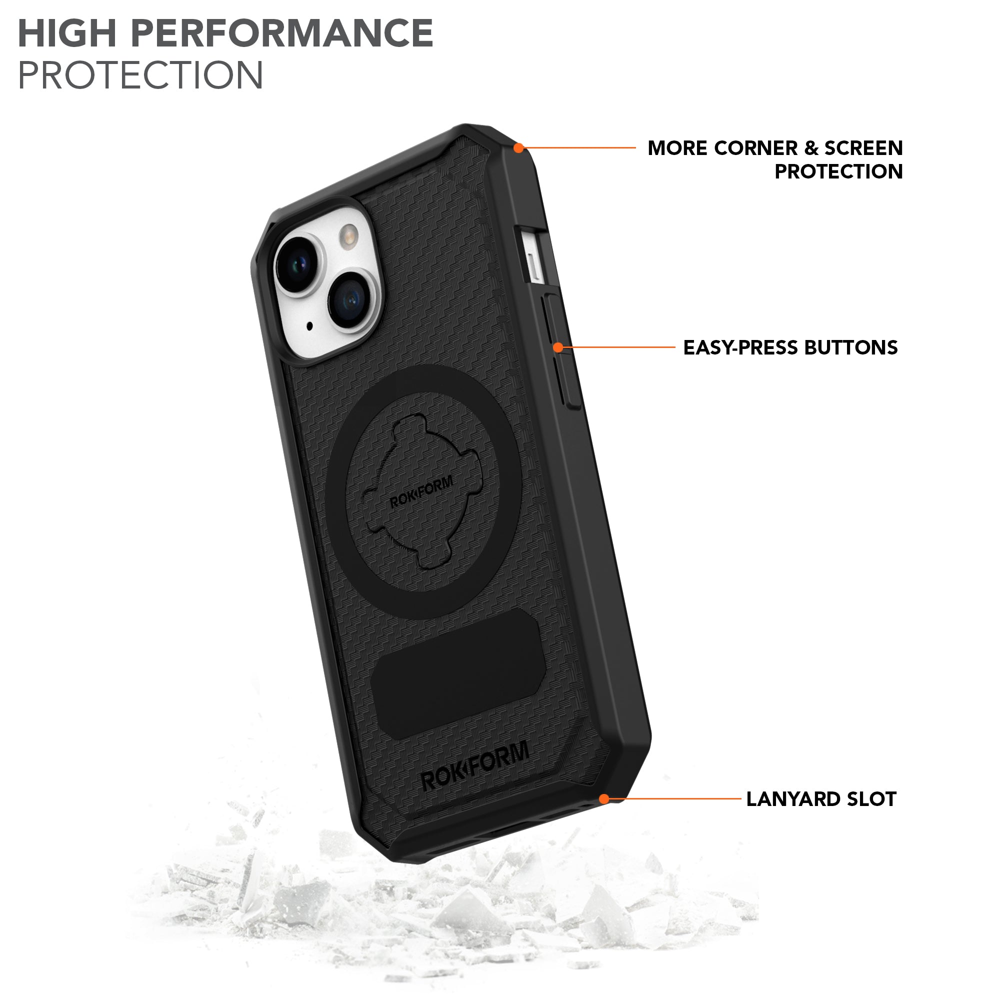 LOUIS VUITTON LV BLACK LOGO iPhone 15 Pro Case Cover
