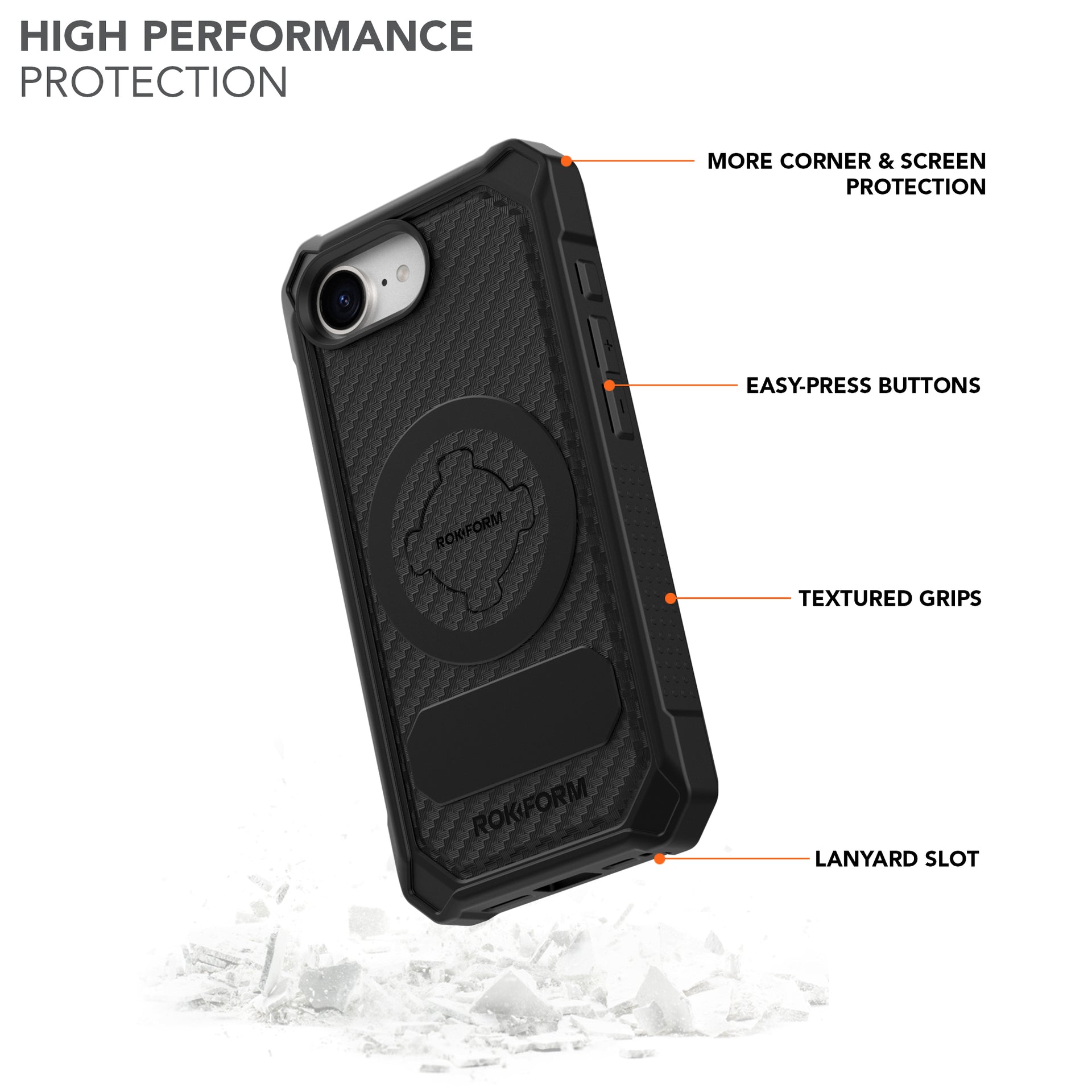 iPhone 16 SE4 Rugged Case High Performance Case