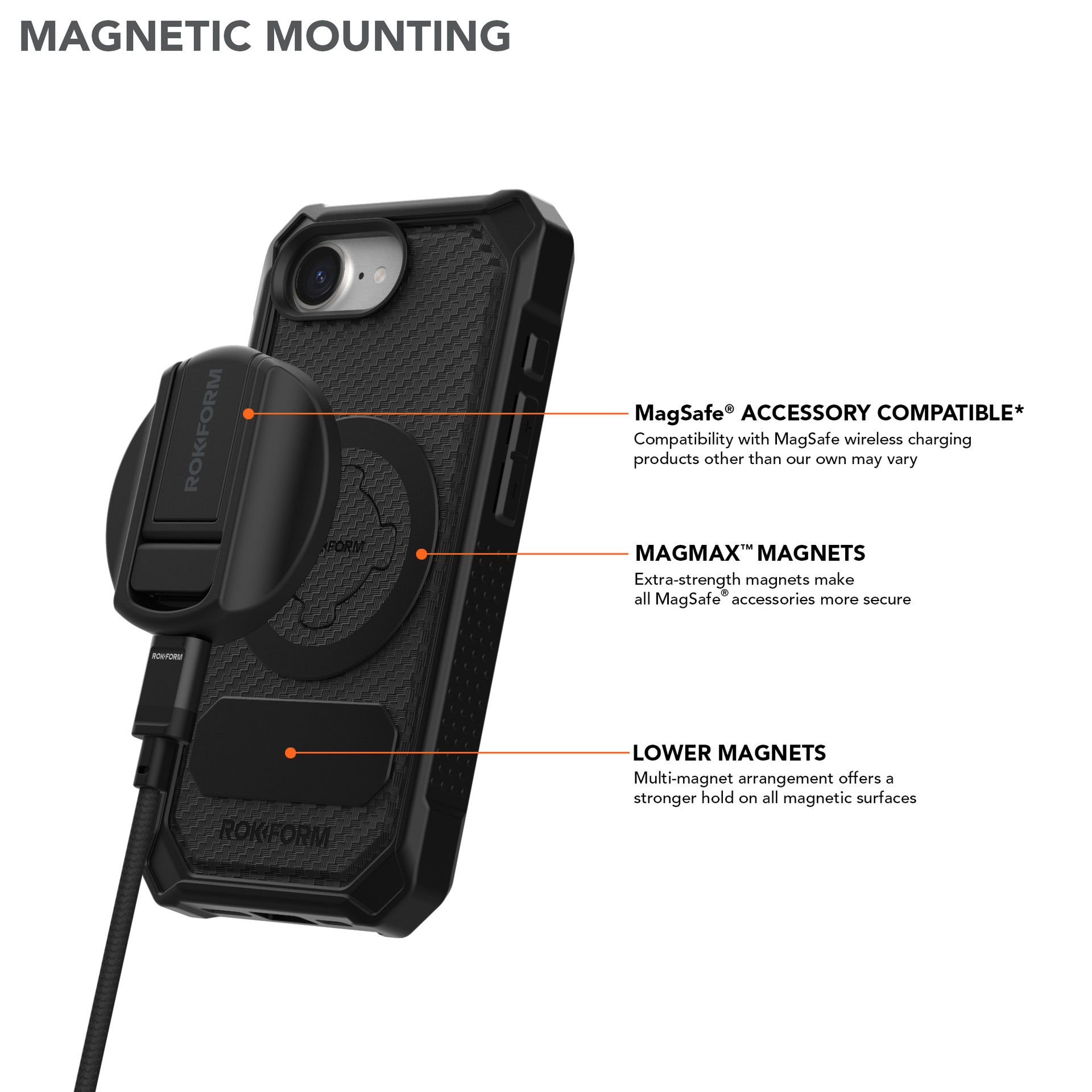 iPhone 16 SE4 Rugged Case Magnetic Case