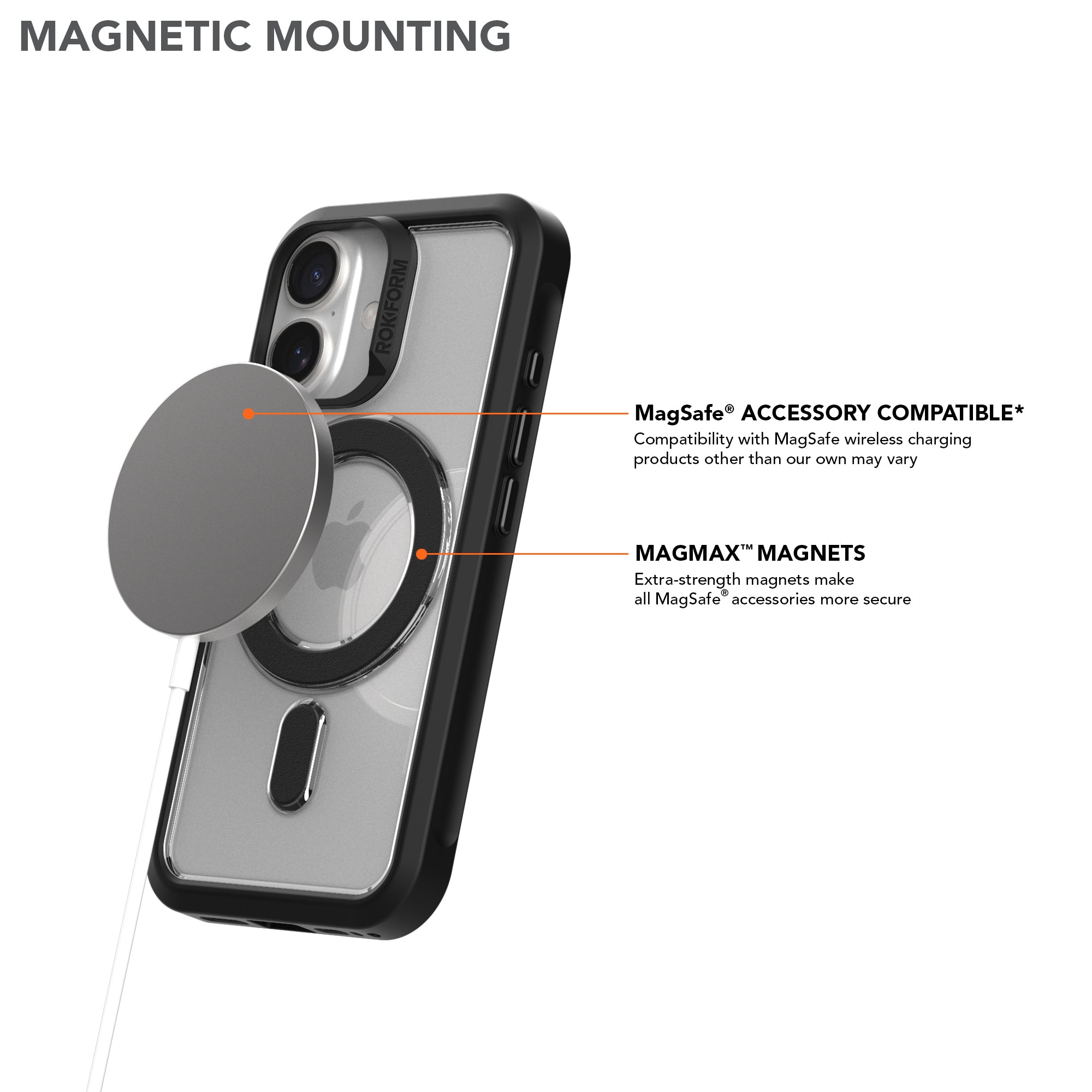 iPhone 16 Slim Magnetic Case Magnetic Mounting