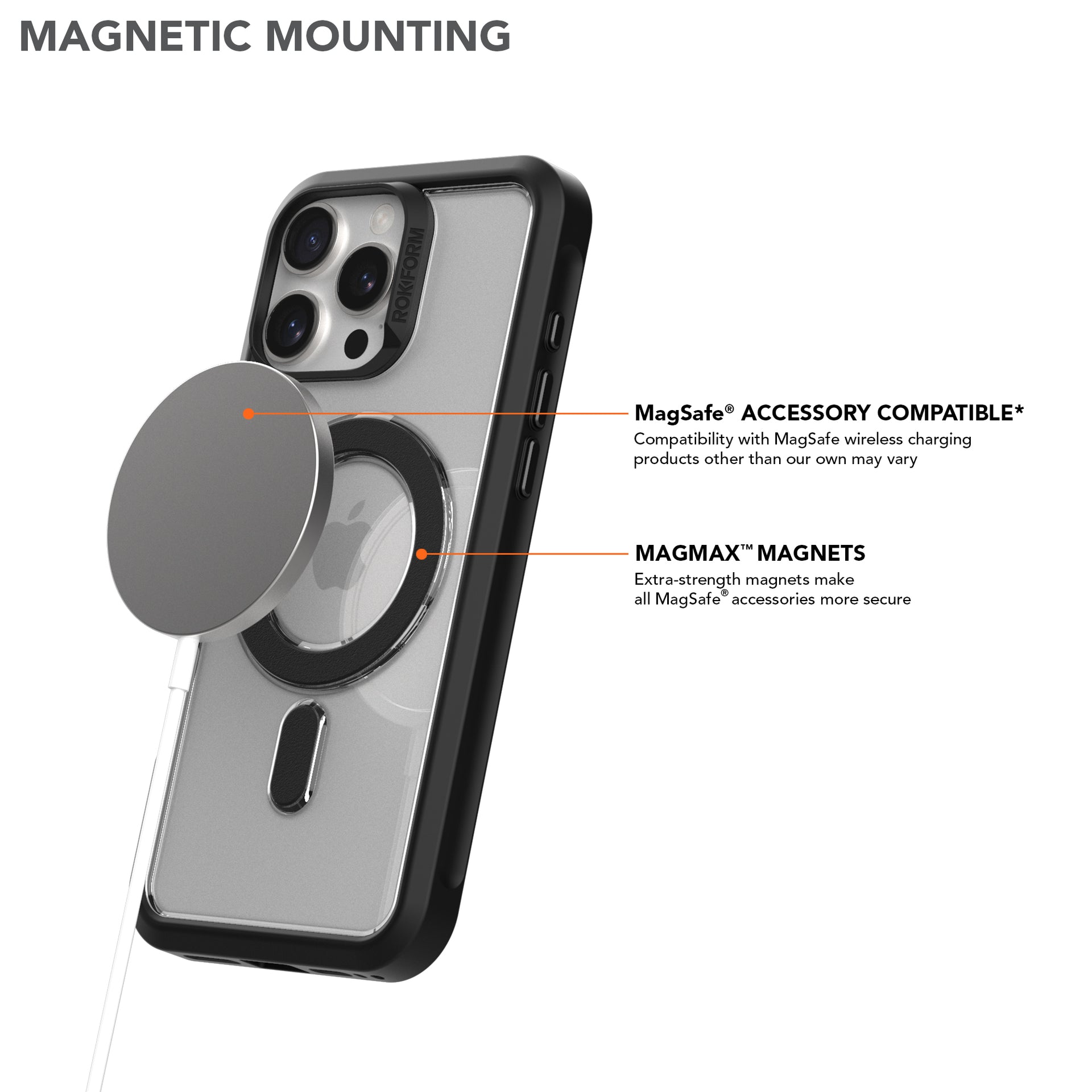 iPhone 16 Pro Max Slim Magnetic MagSafe Mounting