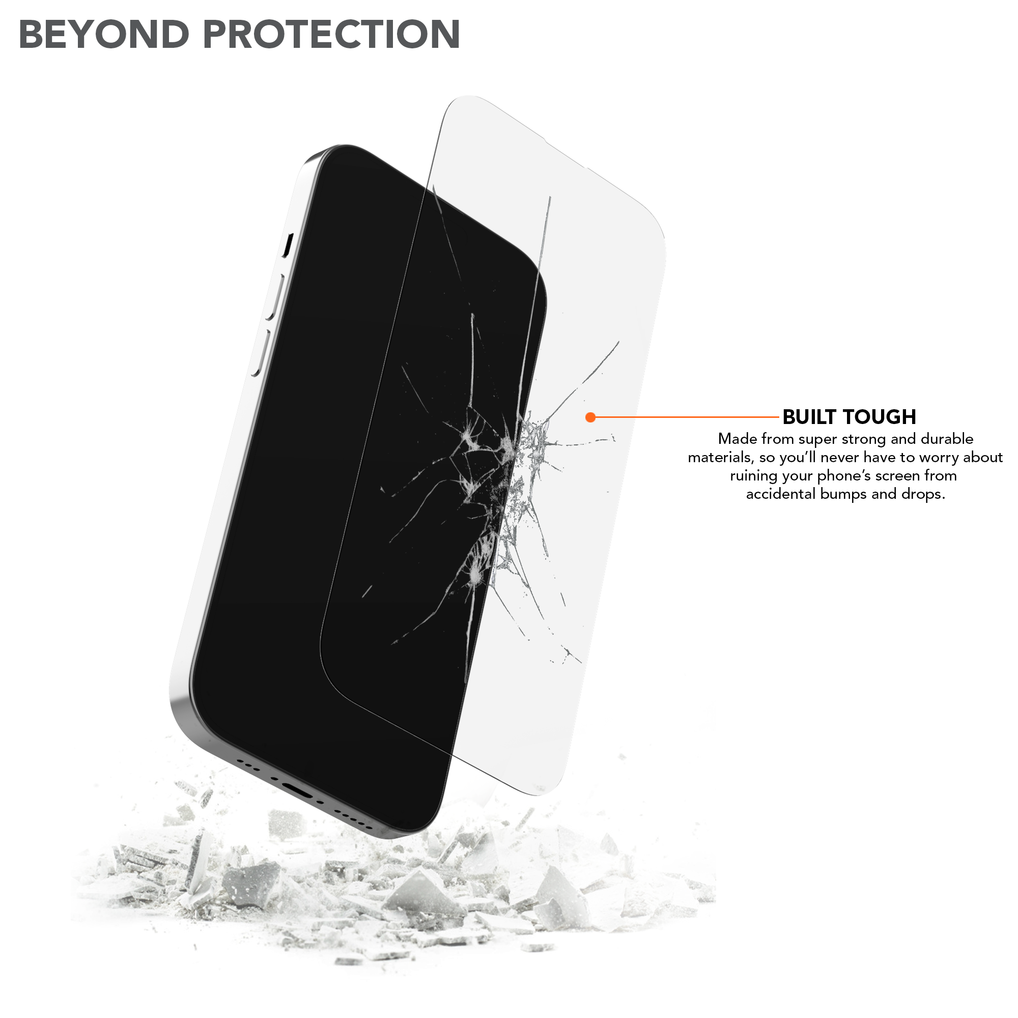 Protector de pantalla Premium para iPhone 15, 14, 13, 12, 11 Pro