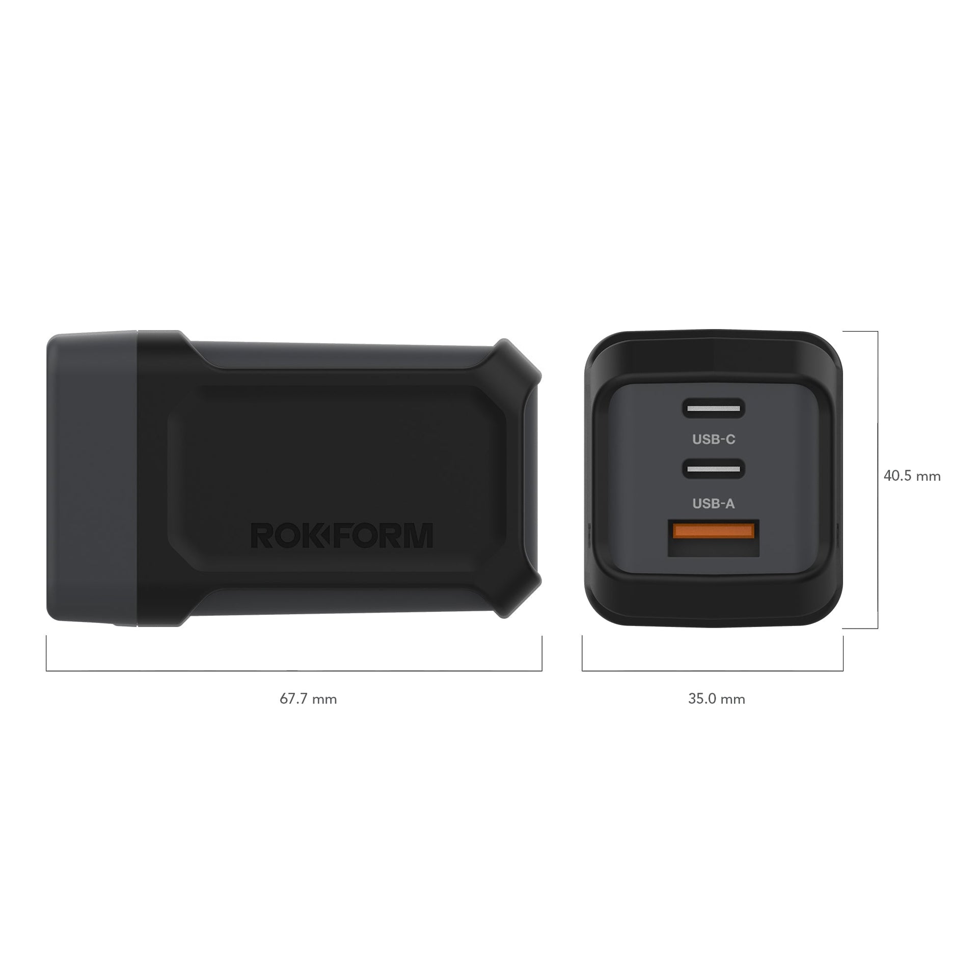 PowerTrip 65W 3-Port Power Adapter