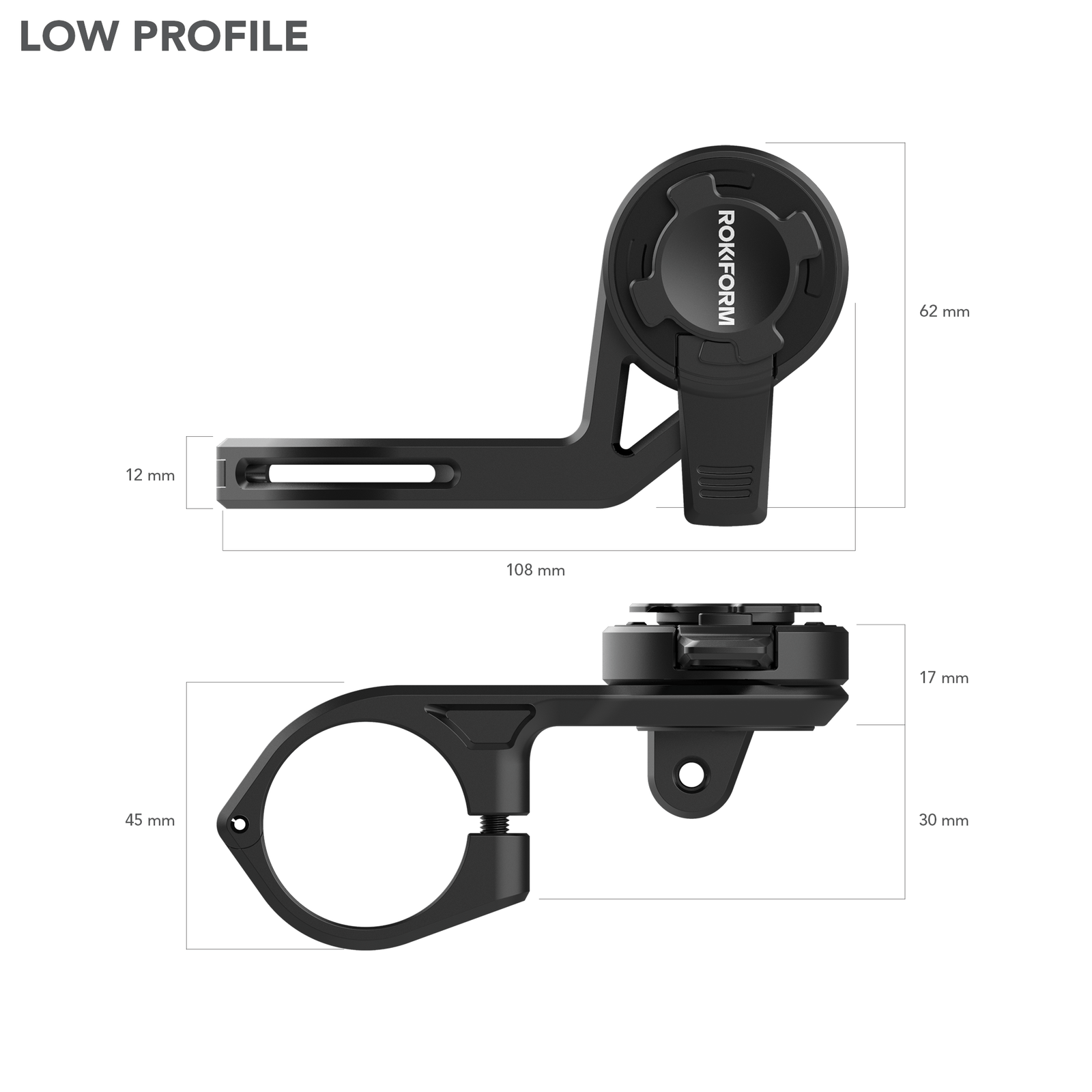 Bike Handlebar Phone Mount | Rokform.com