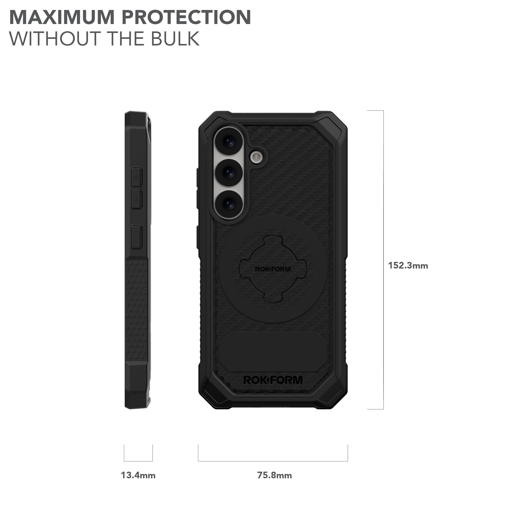 Samsung Galaxy S25 Rugged Case Dimensions