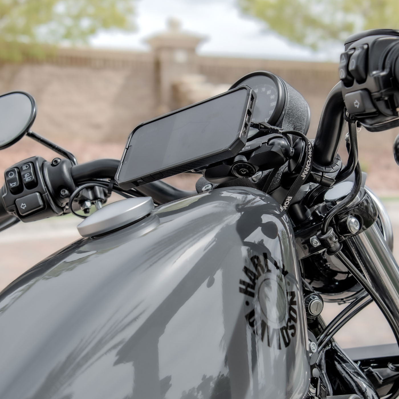 Pro Ball Motorcycle Handlebar Phone Mount Rokform