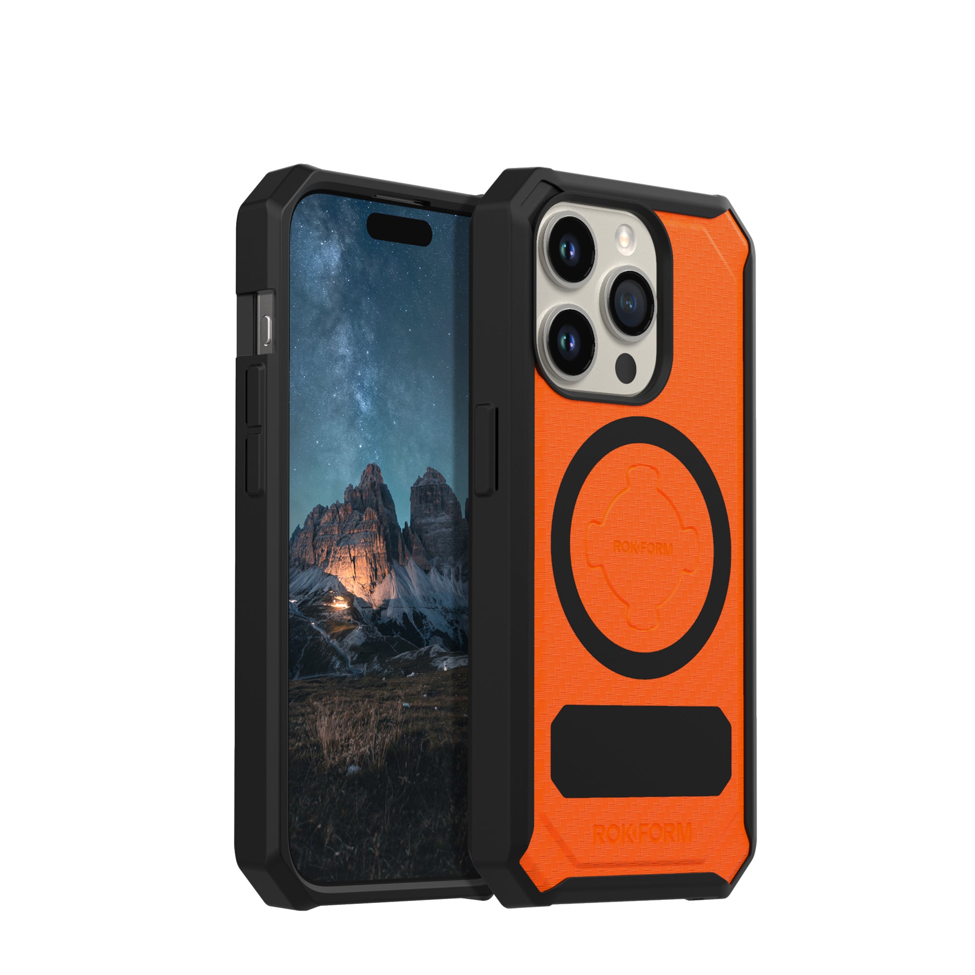 iPhone 15 Pro Rugged Case in Orange