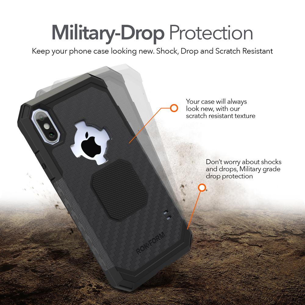 Rugged iPhone XS/X Case - Mount Included | Rokform