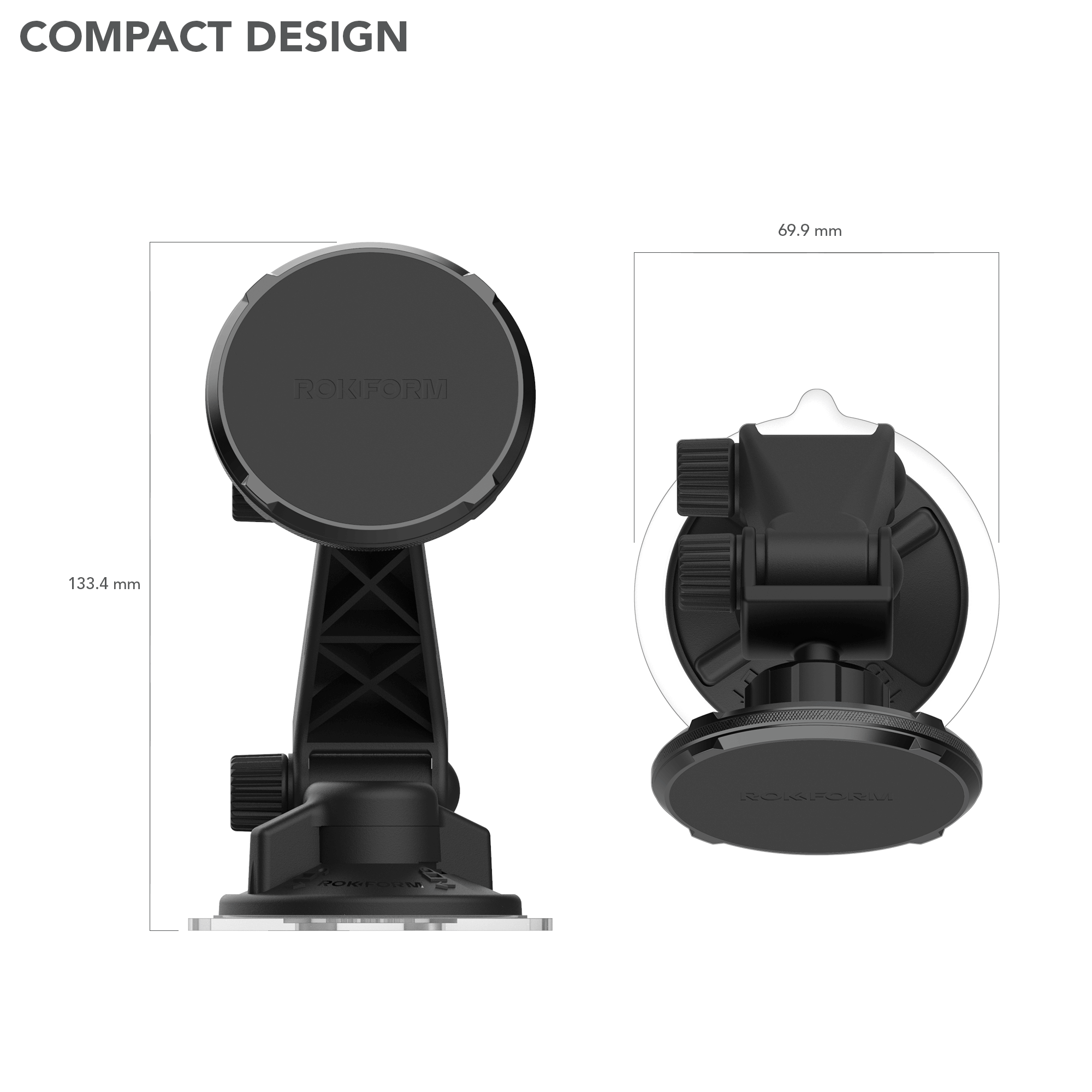 Magneto Suction Cup Mount