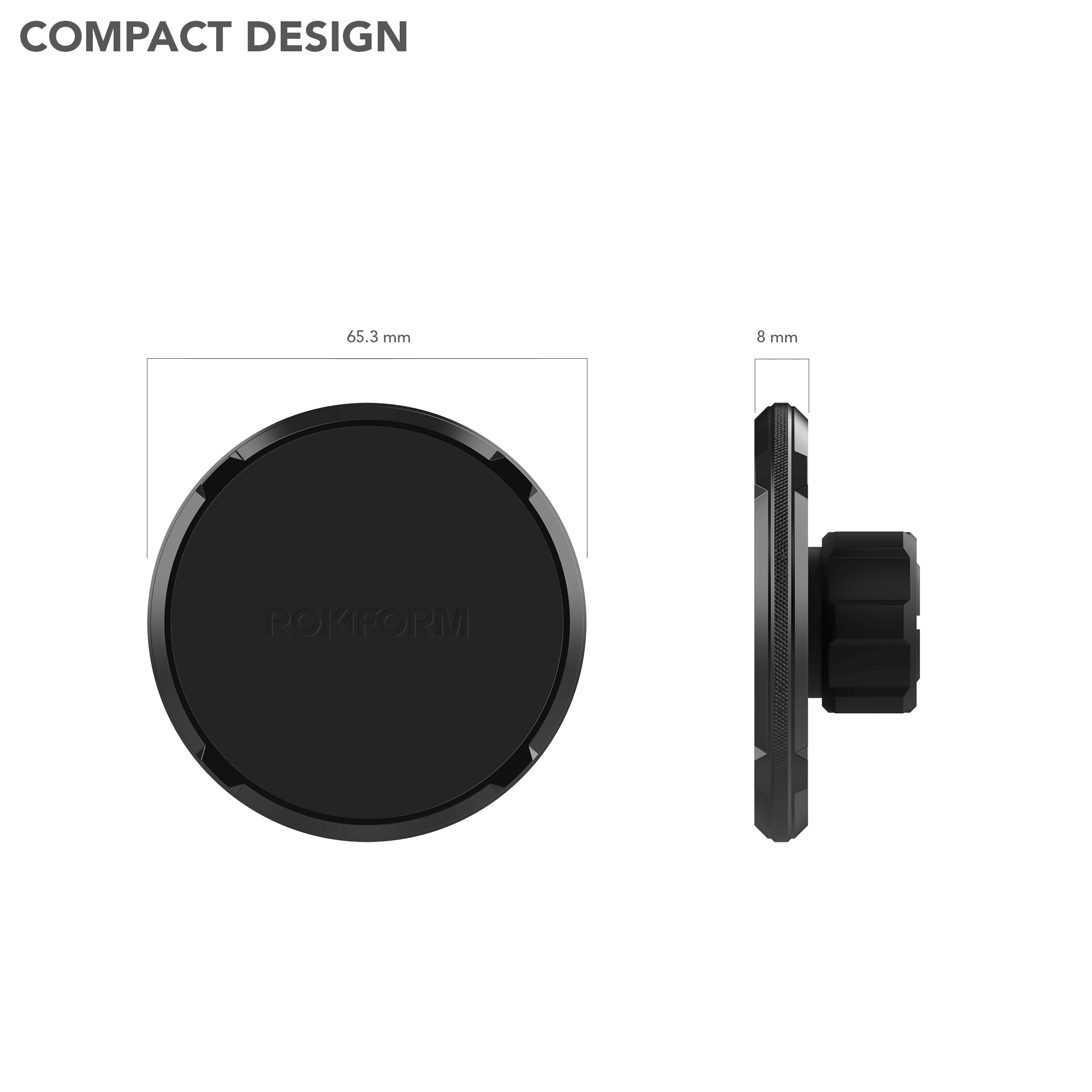 Magnetic Dashboard Phone Holder For Car, All Metal Design, Magsafe