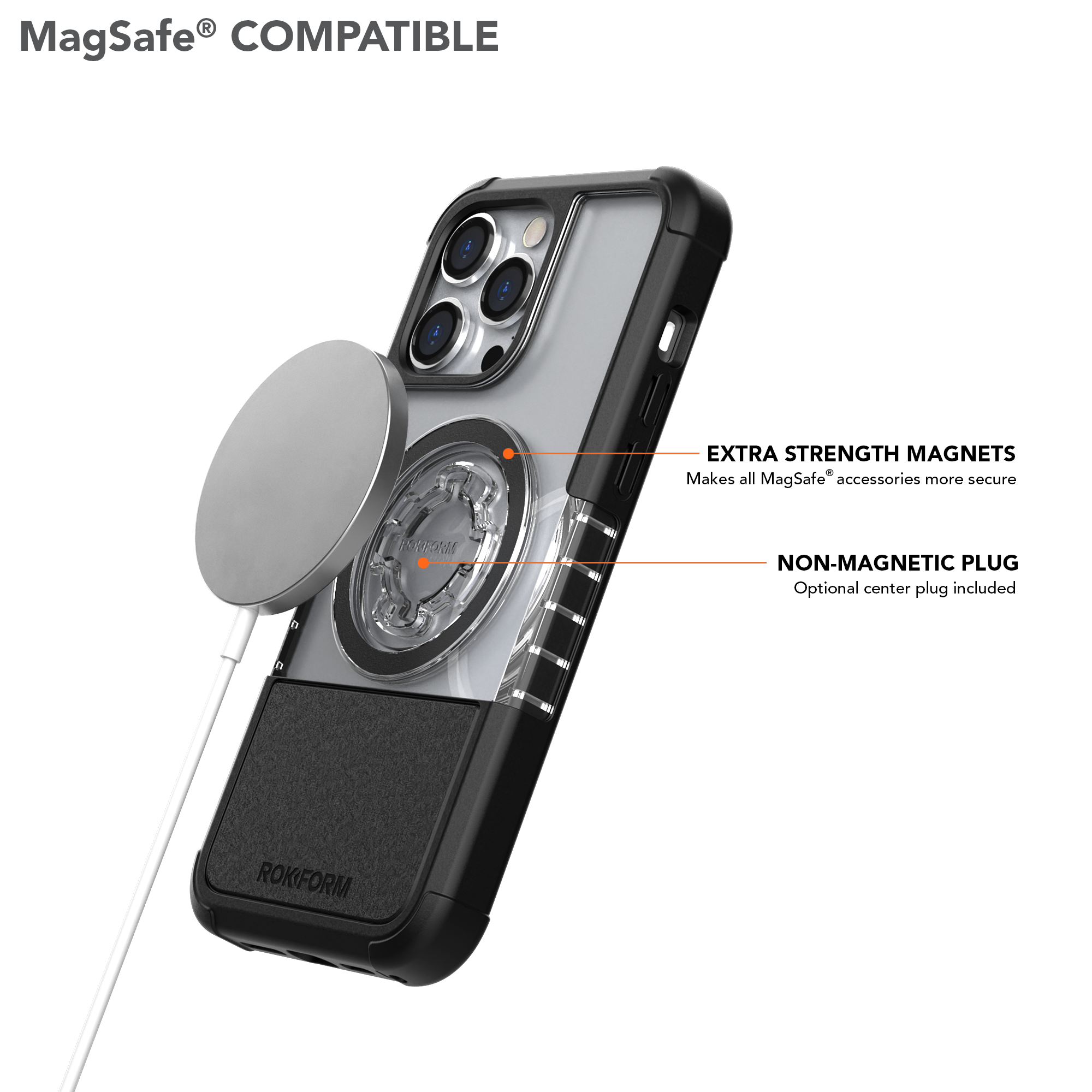 Quad Lock Case Iphone 14 Pro Maxiphone 14 Pro Max Quad Lock Case With Ring  Holder - Matte, Anti-scratch Cover